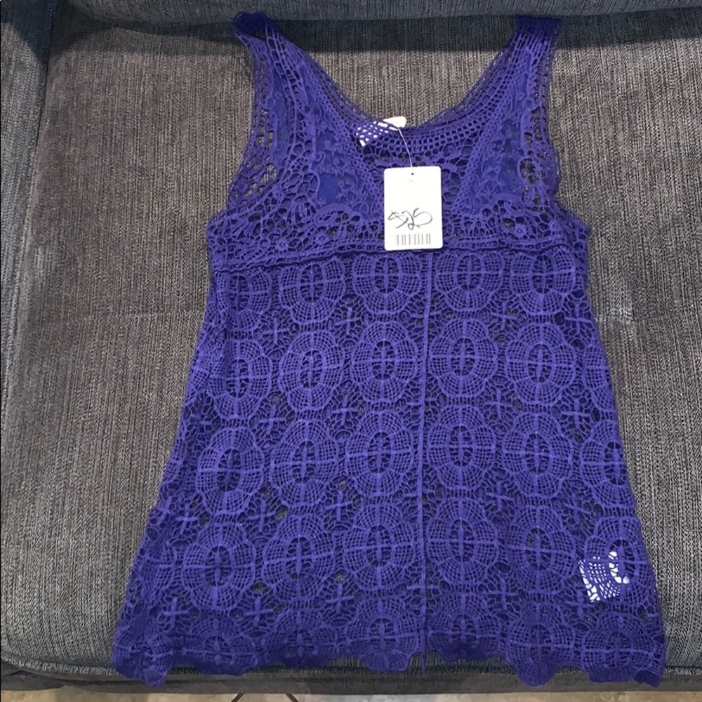 Purple tank